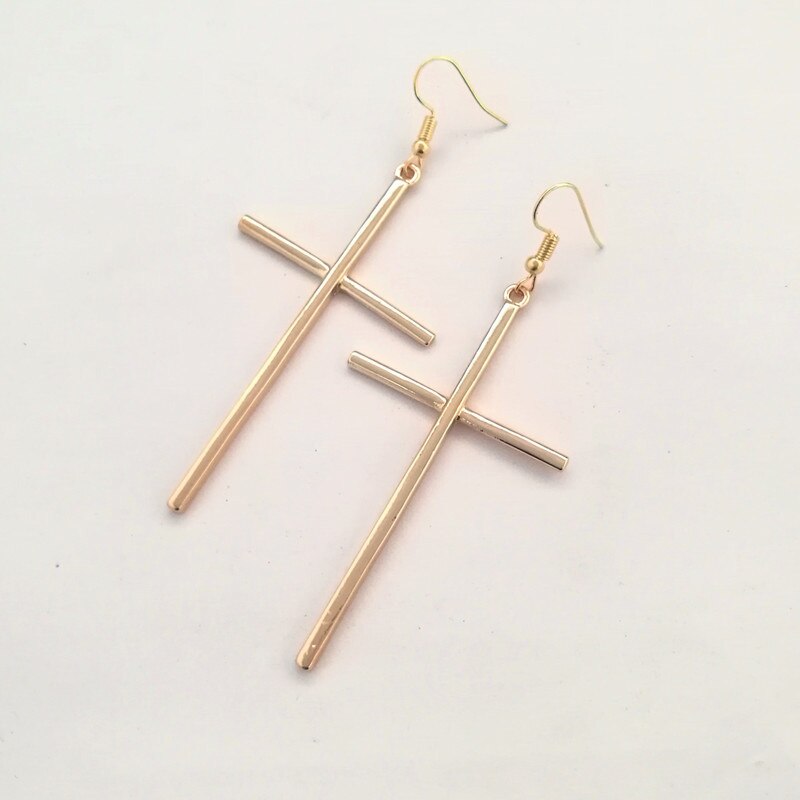 Punk Cross Stud Earrings