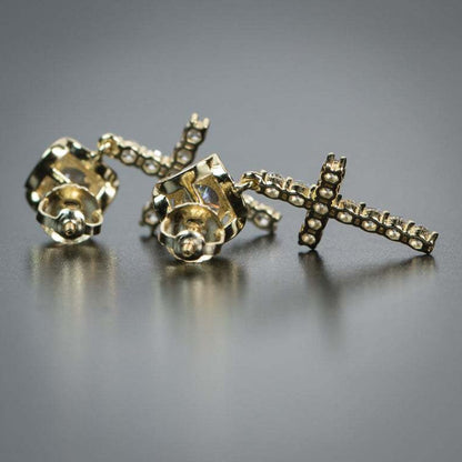 Punk Cross Stud Earrings