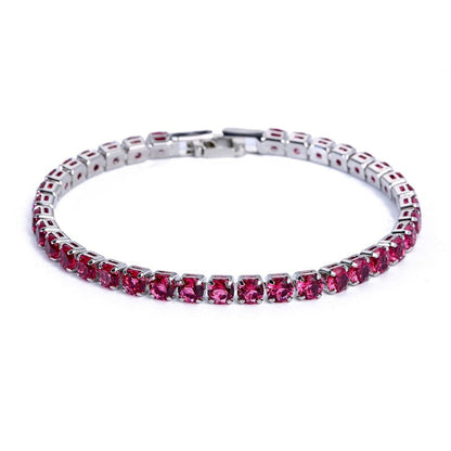 Luxury 4mm Cubic Zirconia Tennis Bracelets