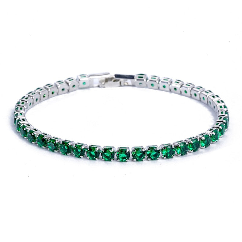 Luxury 4mm Cubic Zirconia Tennis Bracelets