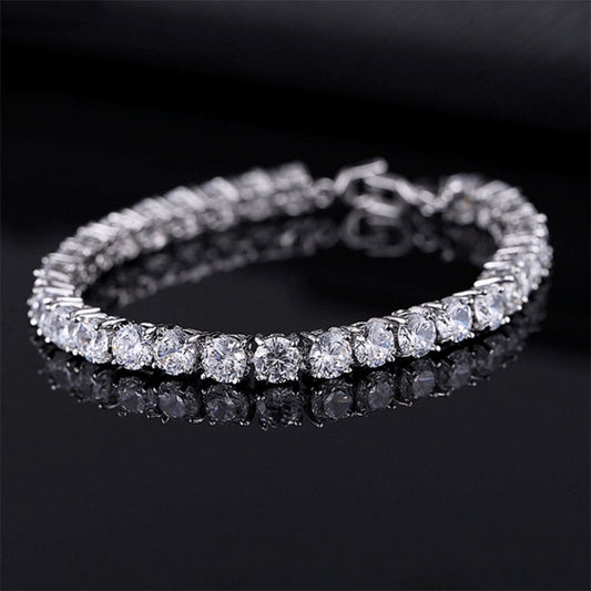Luxury 4mm Cubic Zirconia Tennis Bracelets