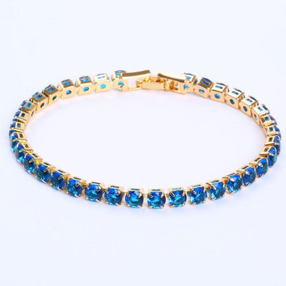 Luxury 4mm Cubic Zirconia Tennis Bracelets